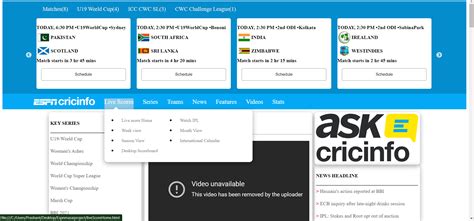 cricinro|cricinfo live tv.